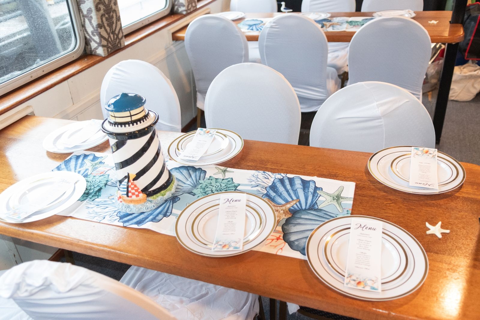A beautiful culinary display aboard a Sip Savor and Sail dinner cruise by Castle Gardens ILM